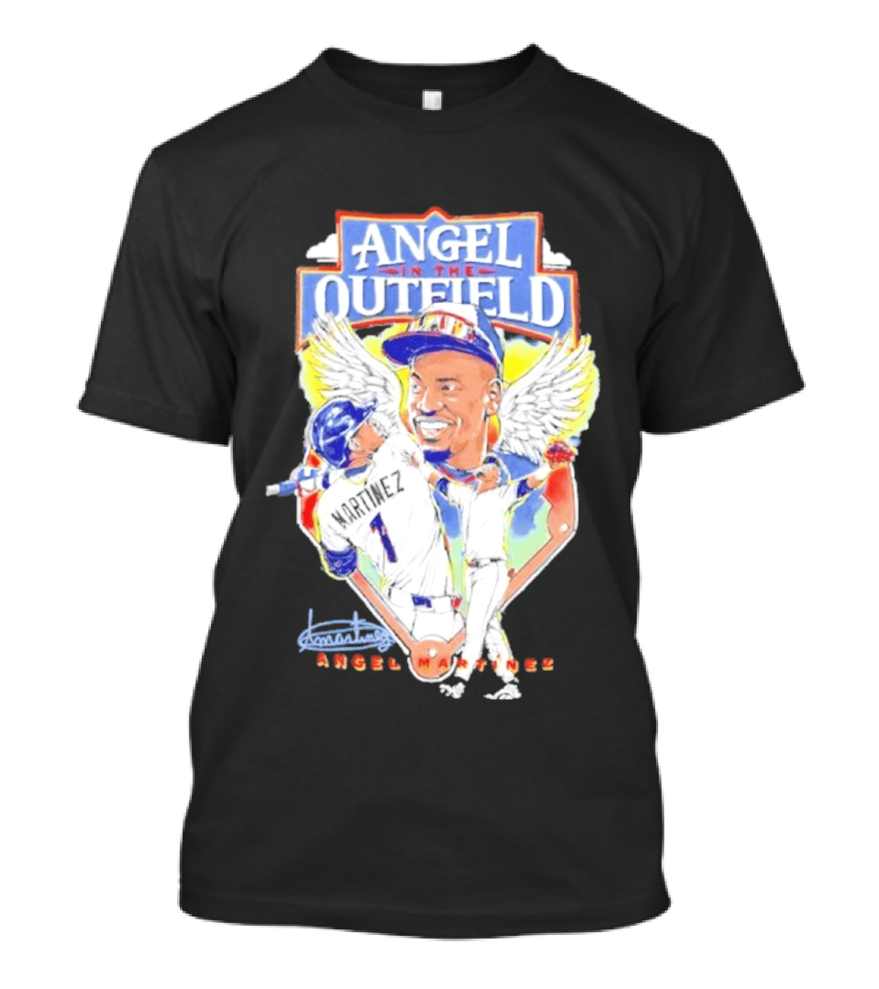 Angel Martinez In The Outfield Cleveland Guardians T-Shirt
