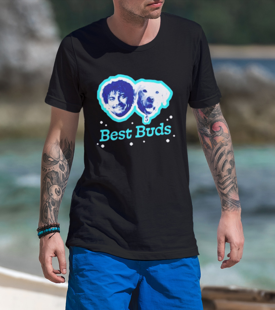 Best Buds Human And Dog Friendship T-Shirt