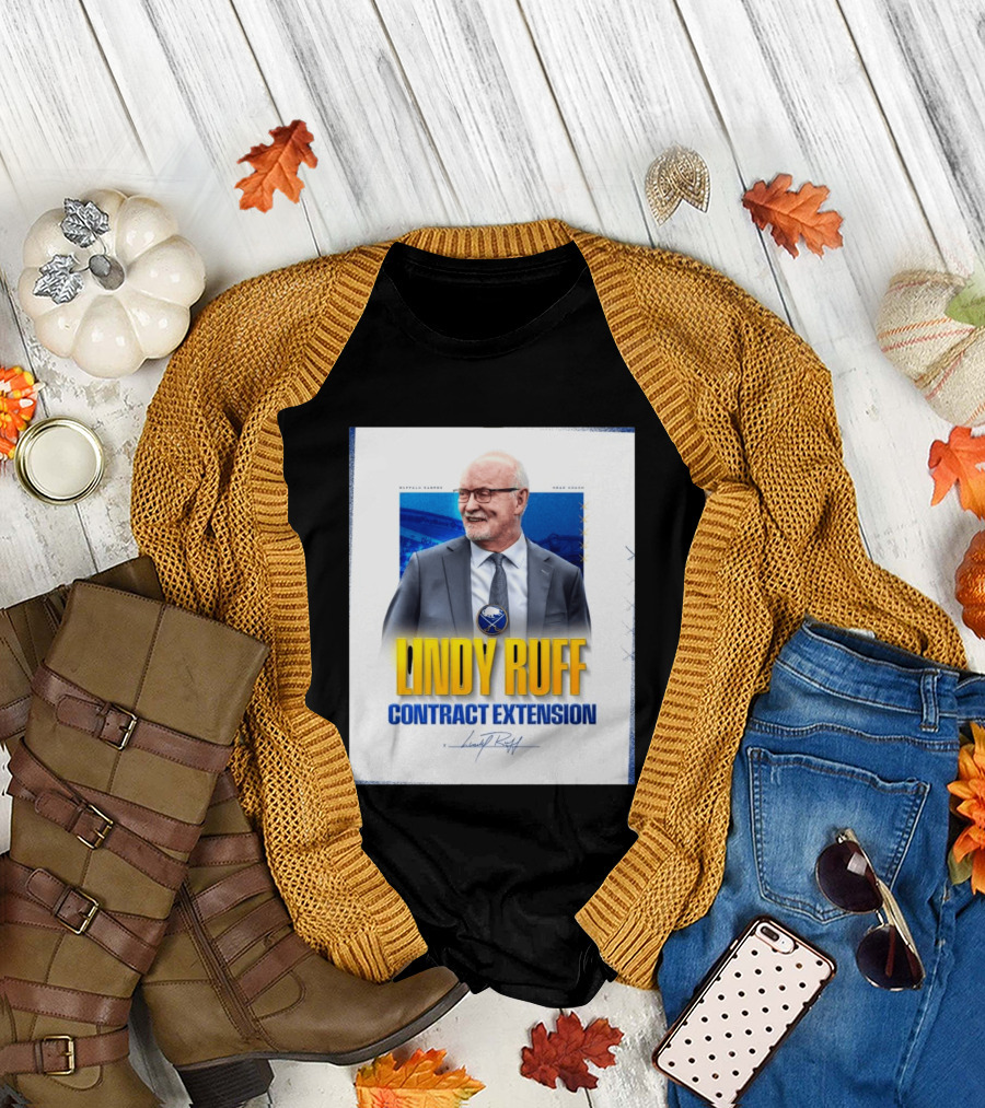 Buffalo Sabres Lindy Ruff Head Coach Contract Extension T-Shirt