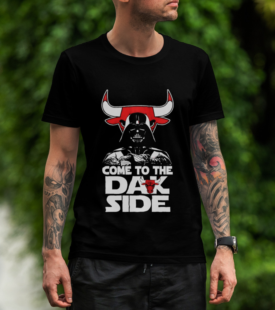 Come To The Dark Side Darth Vader Chicago Bulls Star Wars T-Shirt