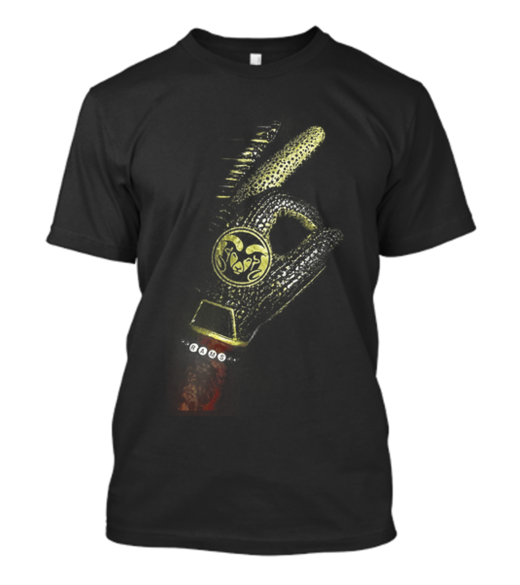 Drake Iceman Colorado State Rams Diamond Chain Six God Hand Gesture T-Shirt