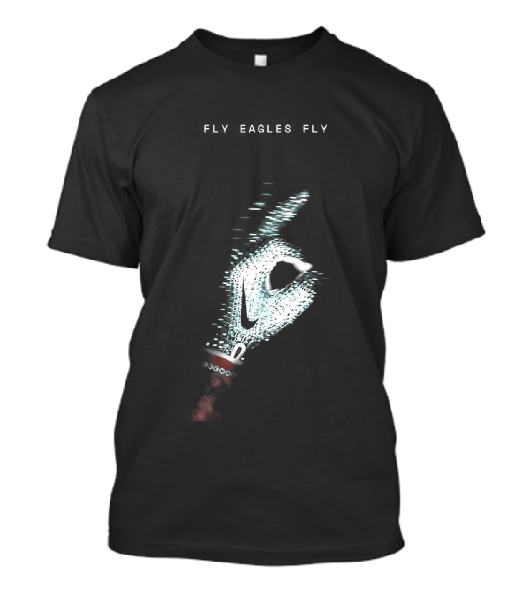Fly Eagles Fly Philadelphia Eagles X Drake Iceman Diamond Chain Shh T-Shirt