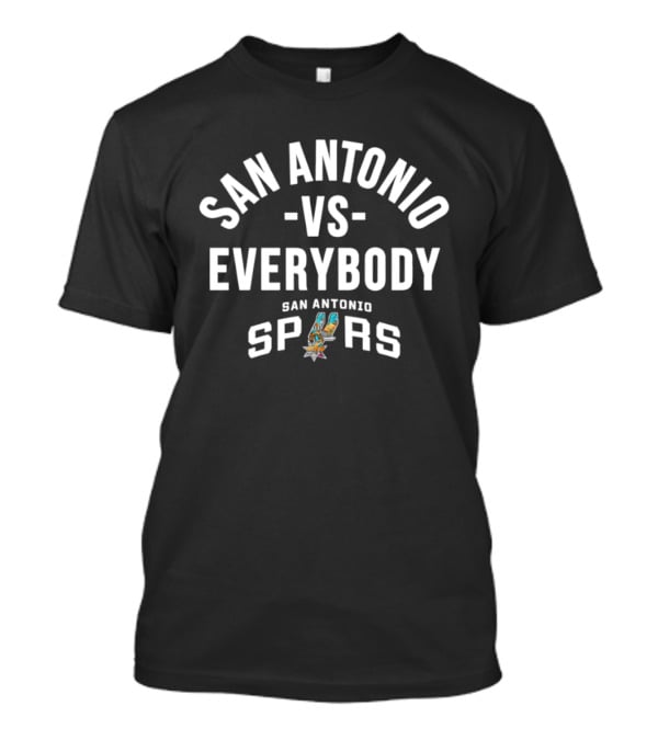 San Antonio Vs Everybody San Antonio Spurs 2026 NBA Basketball T-Shirt