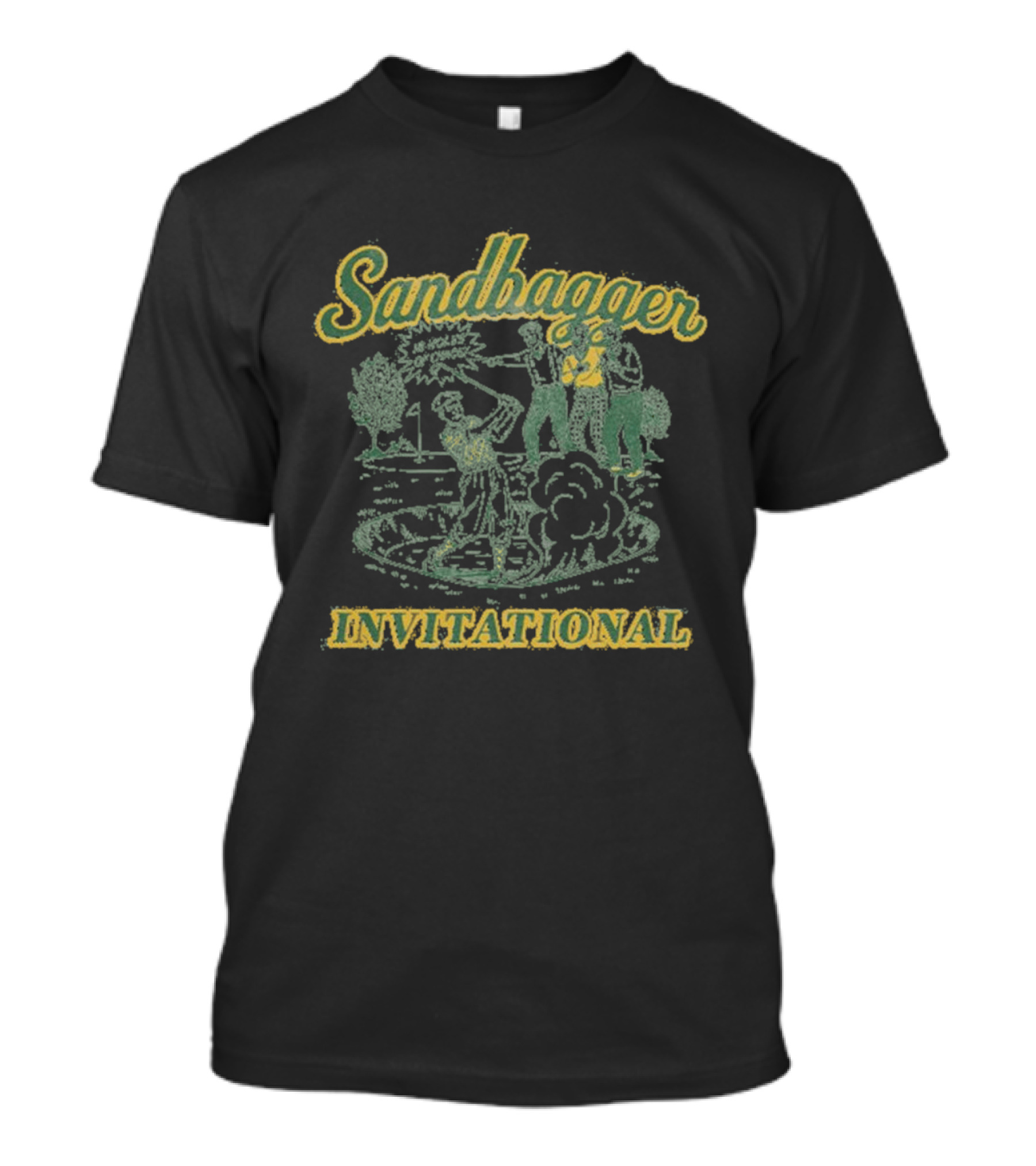 Sandbagger Invitational Golf Scene T-Shirt