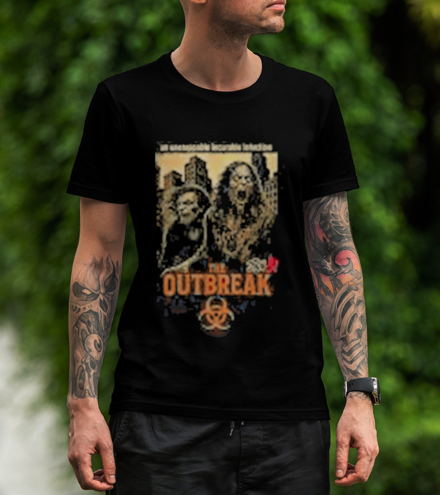The Outbreak JCW Unstoppable Incurable Infection Retro Zombie T-Shirt