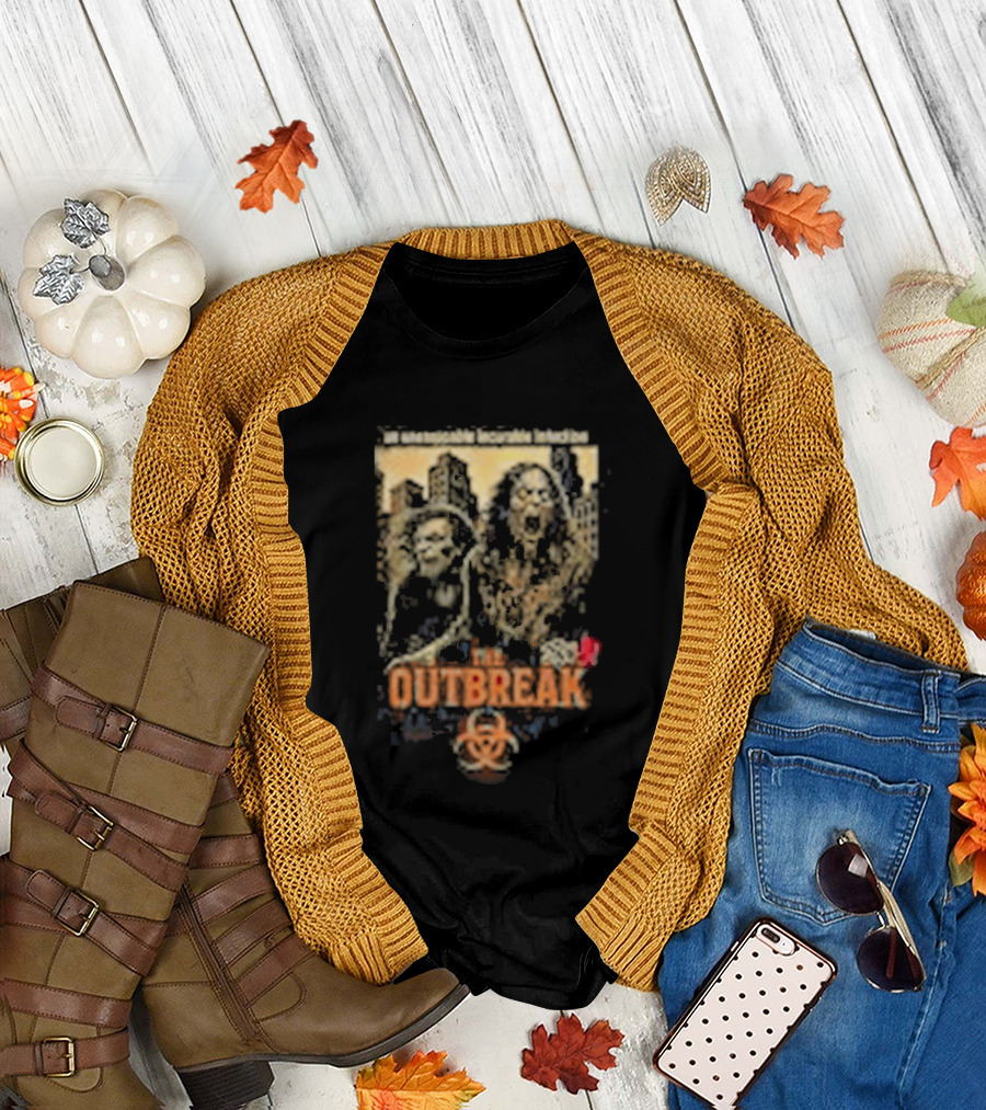 The Outbreak JCW Unstoppable Incurable Infection Retro Zombie T-Shirt