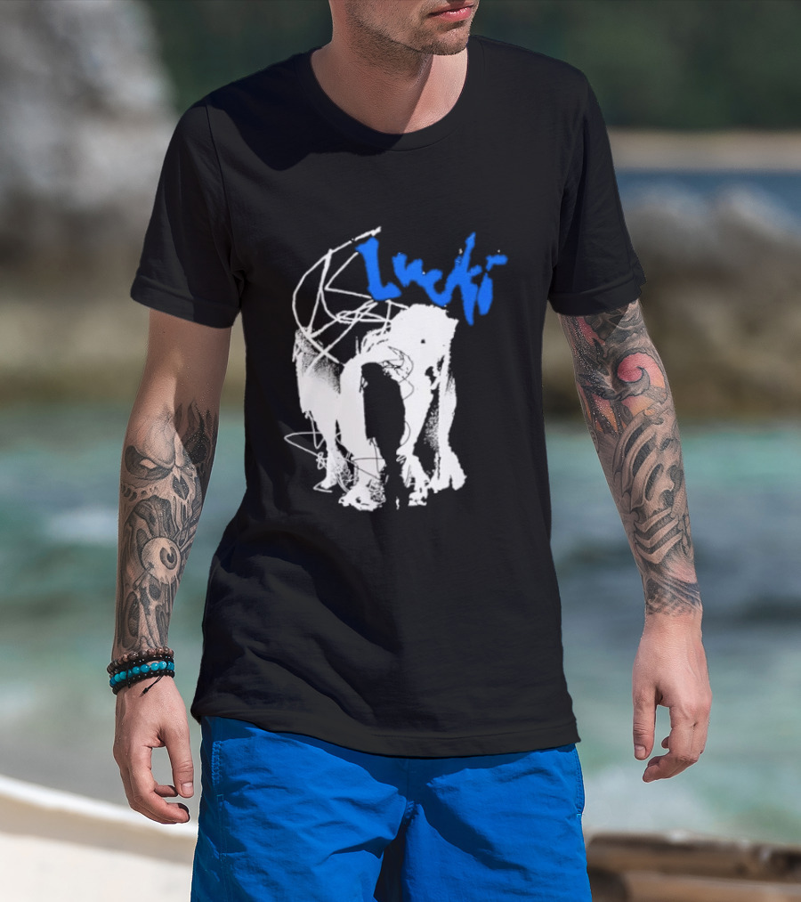Lucki Alt Heavy Metal Style White Abstract T-Shirt