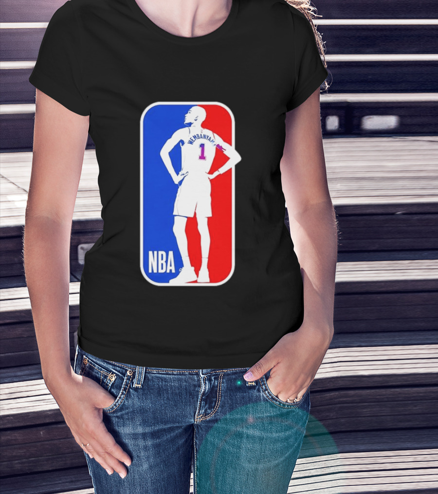 NBA Victor Wembanyama Number 1 Player T-Shirt