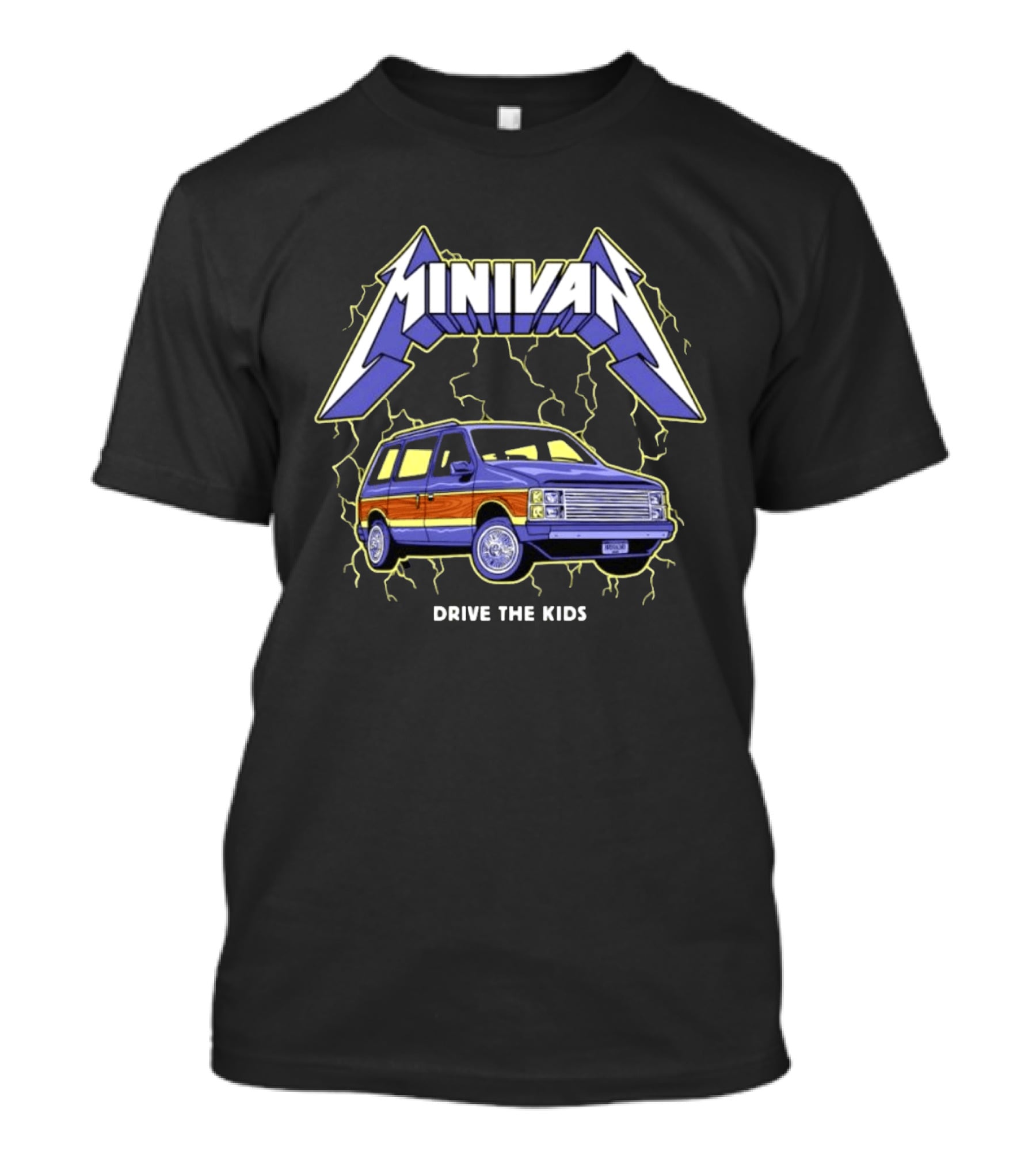 Minivan Drive The Kids Electric T-Shirt