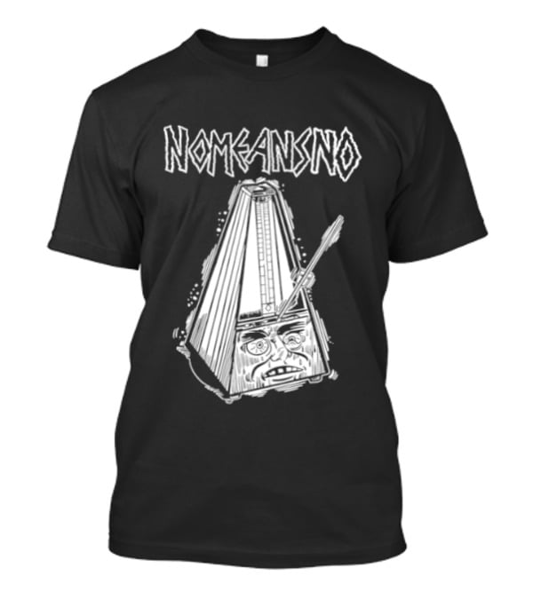 Nomeansno Distressed Metronome Face T-Shirt