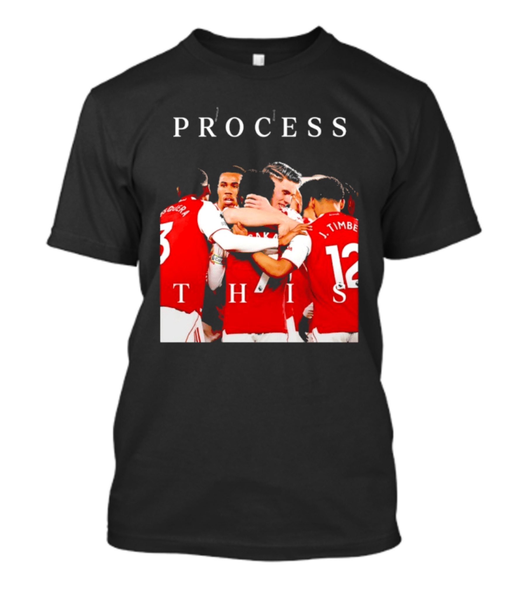 Arsenal FC Process This Team Celebration T-Shirt