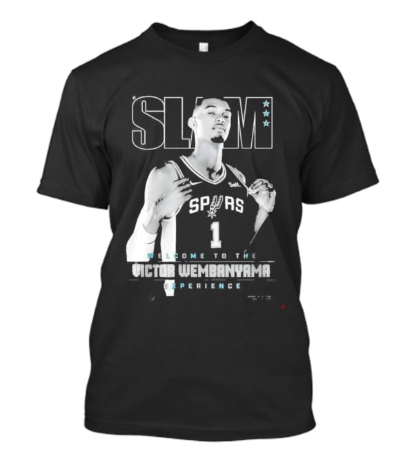 Slam Spurs Victor Wembanyama Welcome To The Future T-Shirt