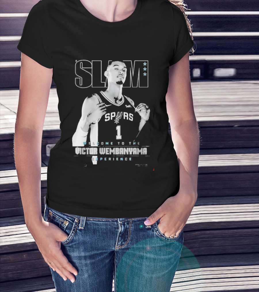 Slam Spurs Victor Wembanyama Welcome To The Future T-Shirt
