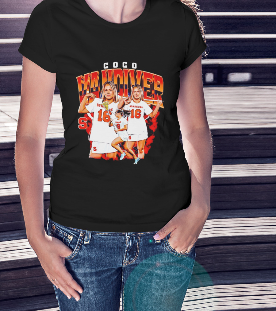 Coco Vandiver Syracuse Orange Lacrosse Number 16 T-Shirt