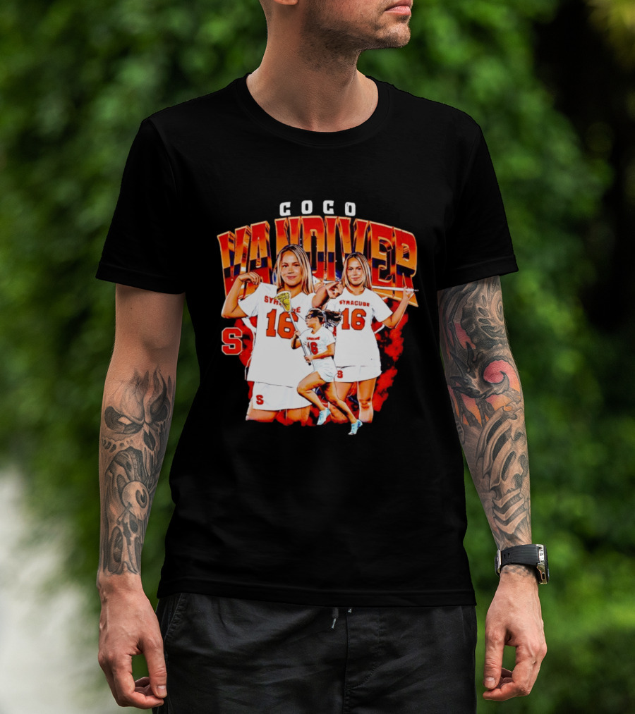 Coco Vandiver Syracuse Orange Lacrosse Number 16 T-Shirt