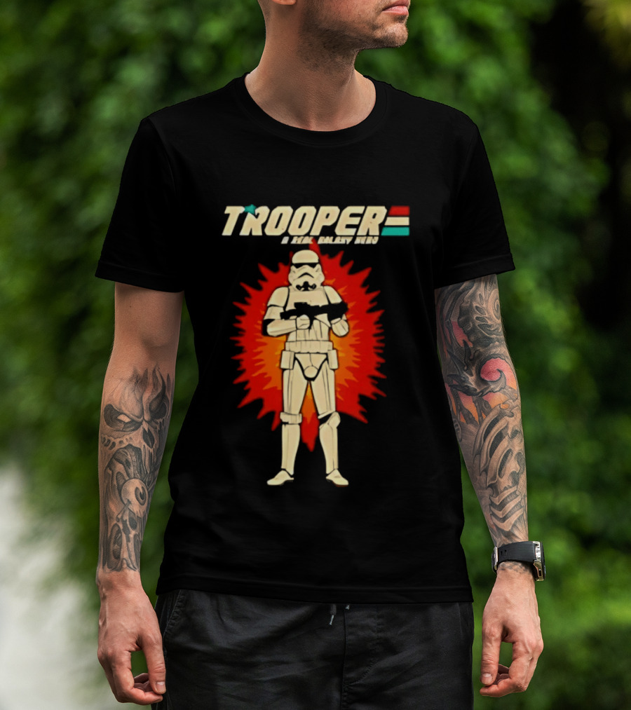 Stormtrooper X GI Joe Galaxy Hero Trooper Star Wars T-Shirt