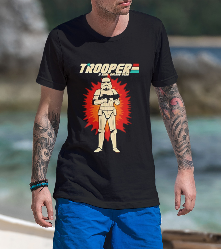 Stormtrooper X GI Joe Galaxy Hero Trooper Star Wars T-Shirt