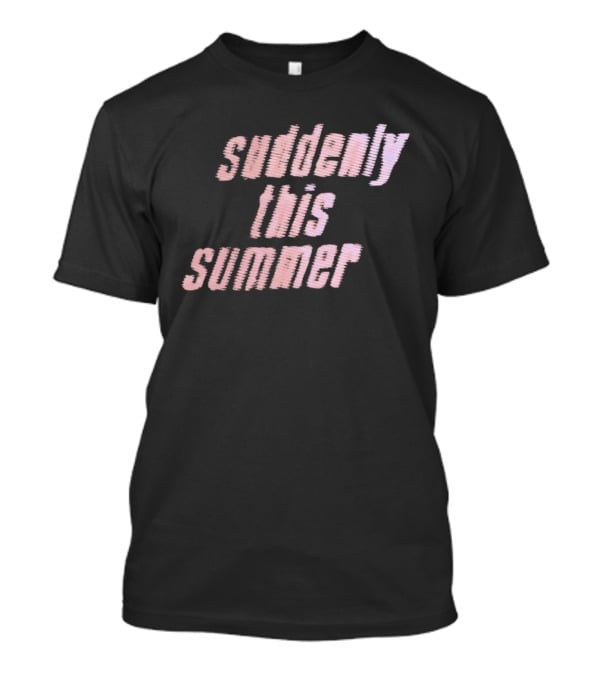 Suddenly This Summer Retro Vibe Pink T-Shirt