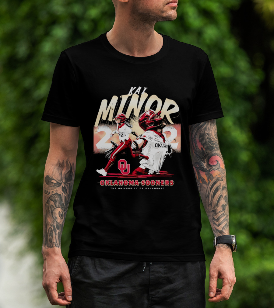 Kai Minor 2022 Oklahoma Sooners NCAA Softball The University Of Oklahoma T-Shirt