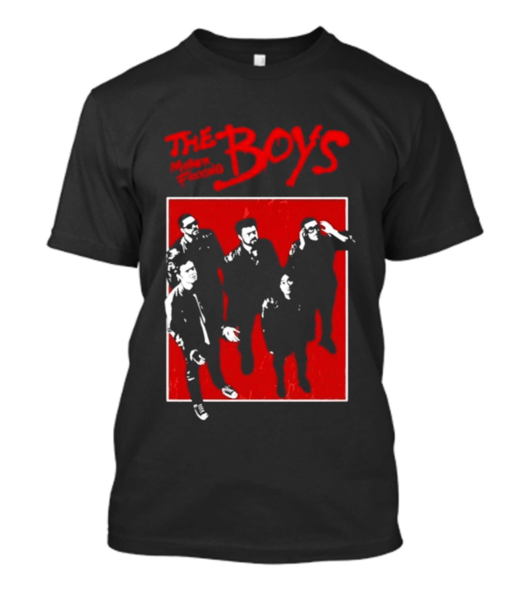 The Boys Mother Fucking Red Silhouette Cast T-Shirt