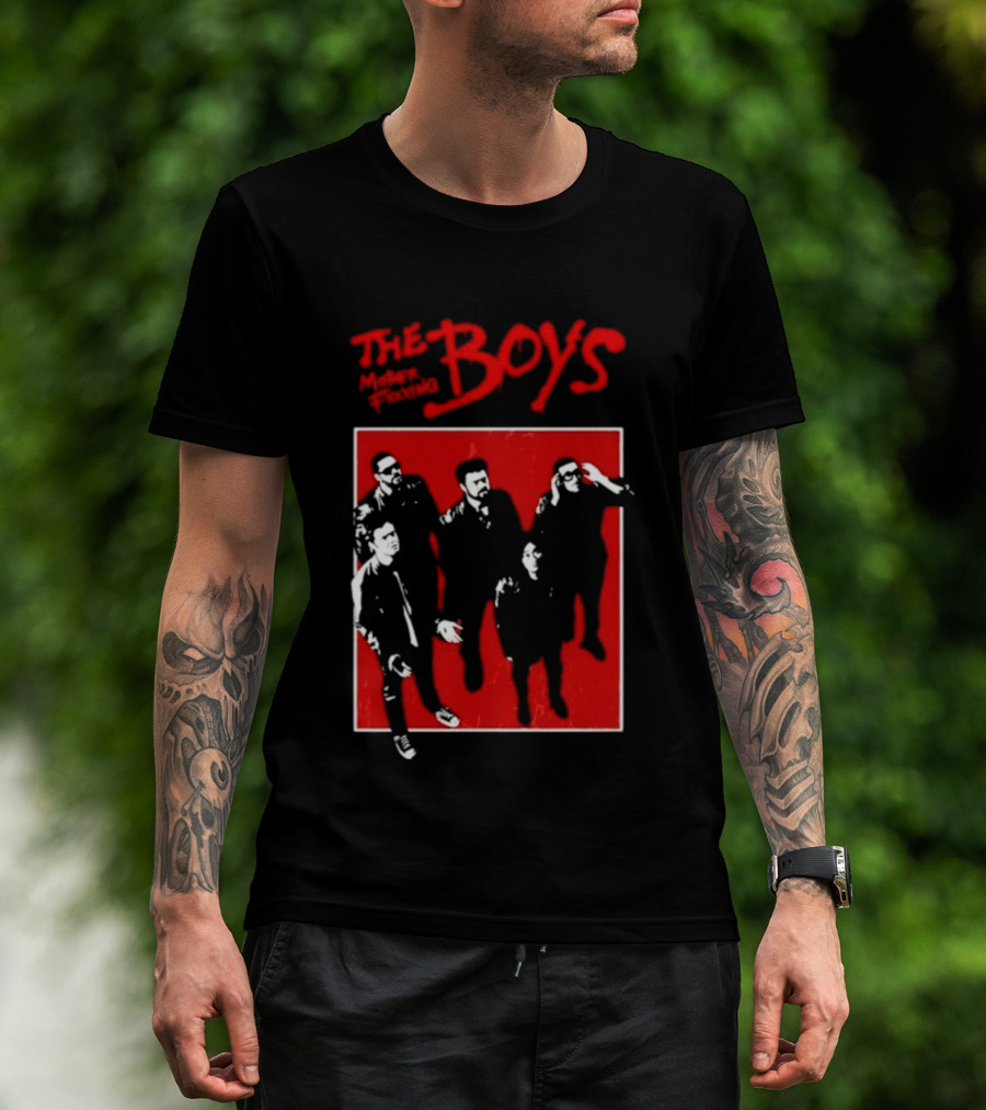 The Boys Mother Fucking Red Silhouette Cast T-Shirt