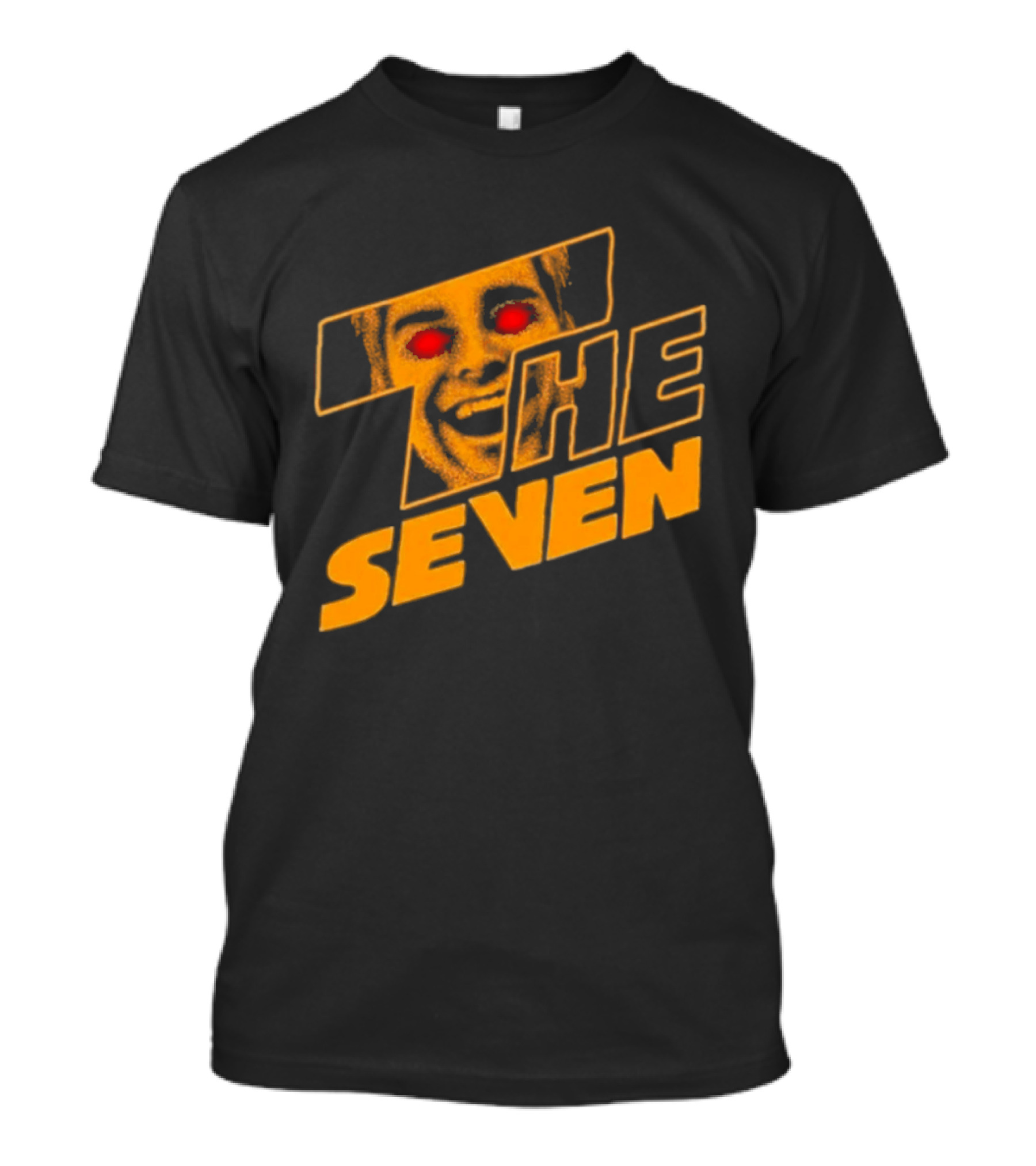 The Boys The Seven Homelander Red Eyes Yellow Face T-Shirt