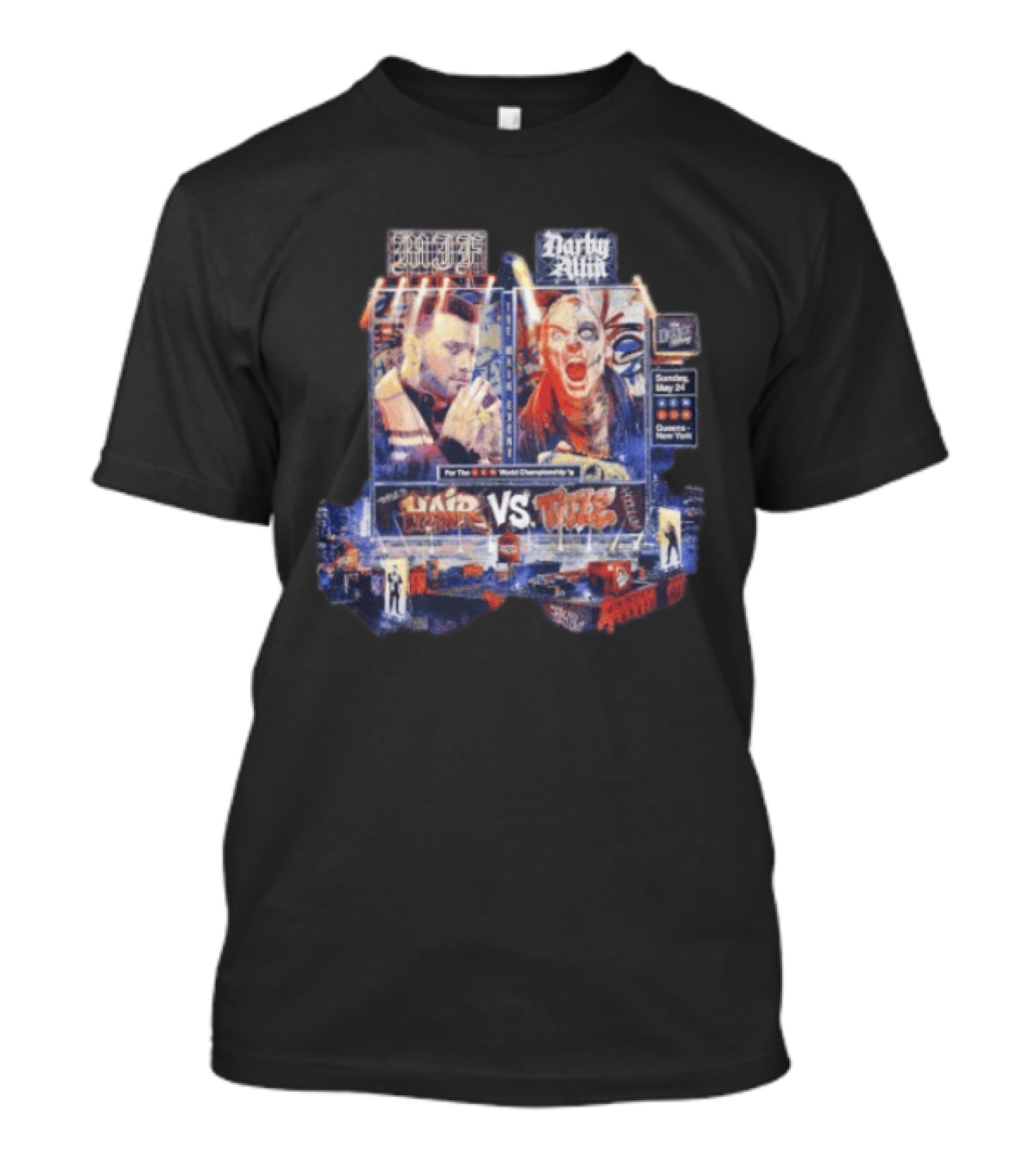 MJF Vs Darby Allin AEW World Championship Double Or Nothing 2026 May 24 Queens New York T-Shirt