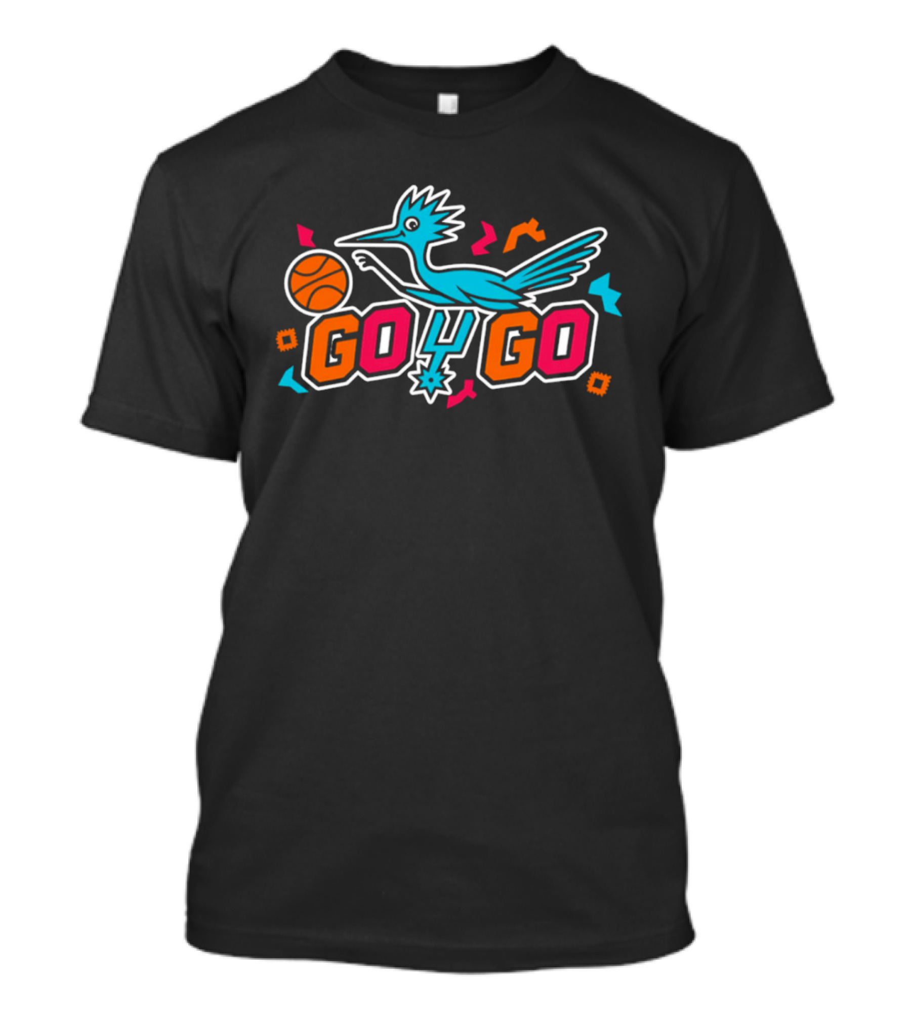 San Antonio Spurs Go Spurs Go Roadrunner Basketball T-Shirt