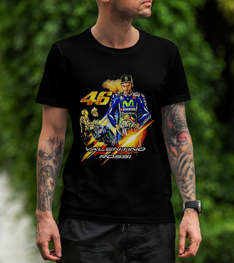 Valentino Rossi 46 MotoGP Eneco Monster Racing Legend T-Shirt