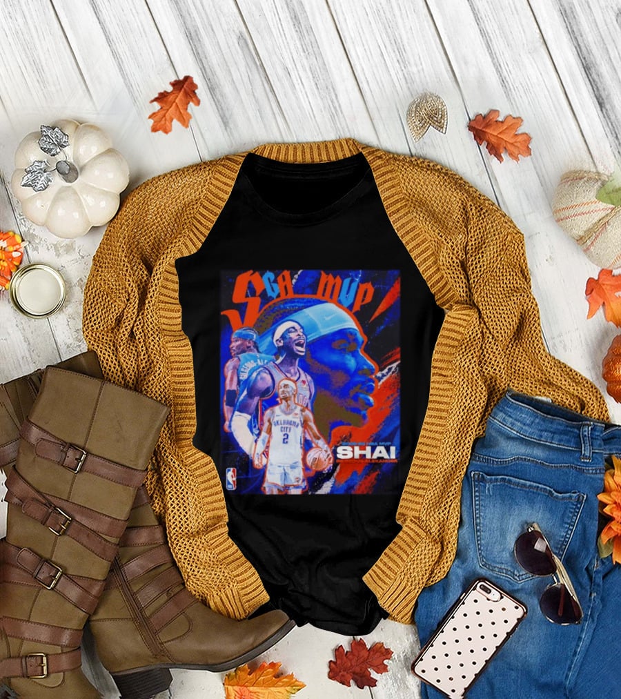 SGA MVP Shai Gilgeous Alexander Oklahoma City 2025 26 NBA MVP T-Shirt