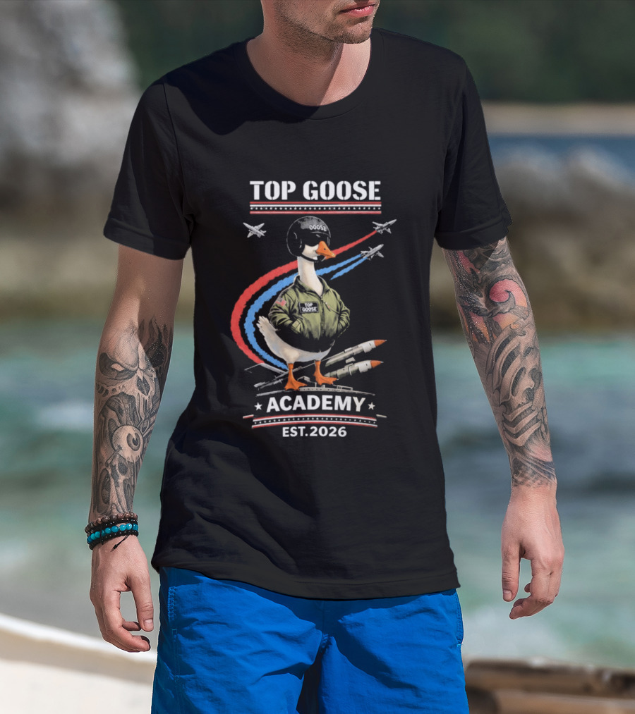 Top Goose Academy 40th Anniversary Wingman Forever Est. 2026 T-Shirt
