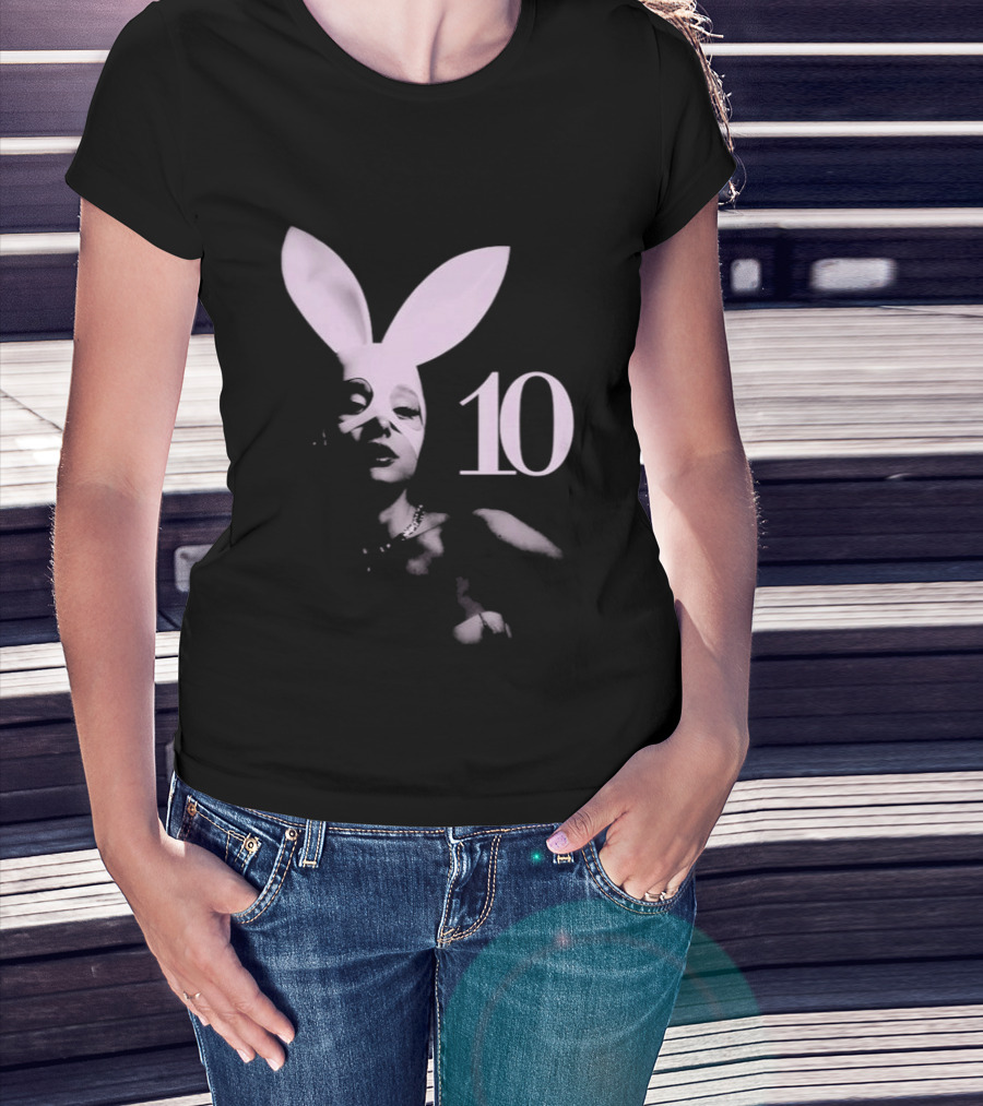Ariana Grande Dangerous Woman Album Bunny Mask 10 T-Shirt