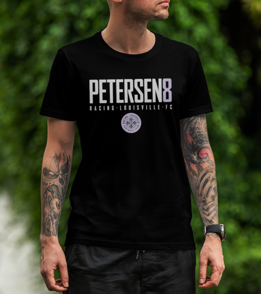 Petersen 8 Racing Louisville FC NWSL T-Shirt