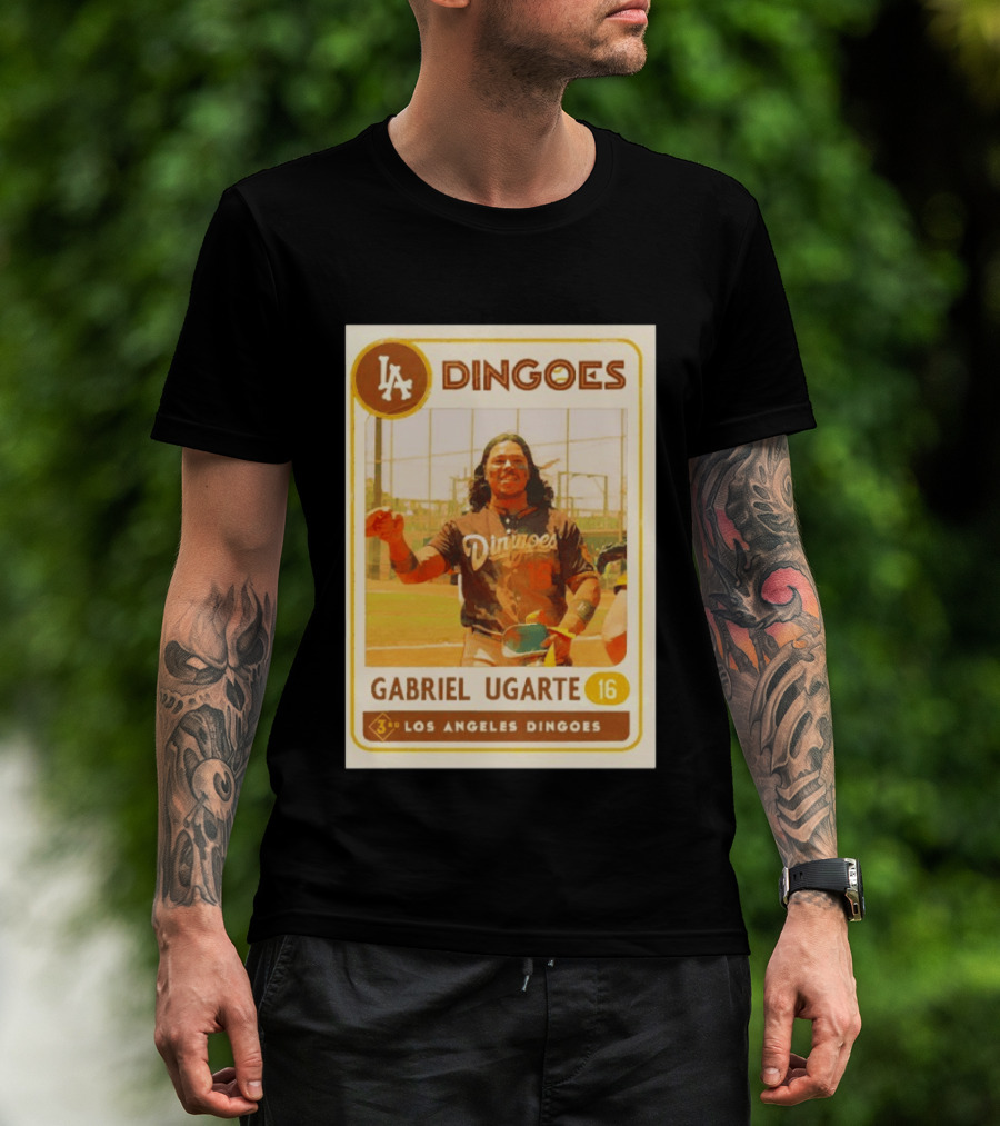 Los Angeles Dingoes Gabriel Ugarte 16 Player Card T-Shirt