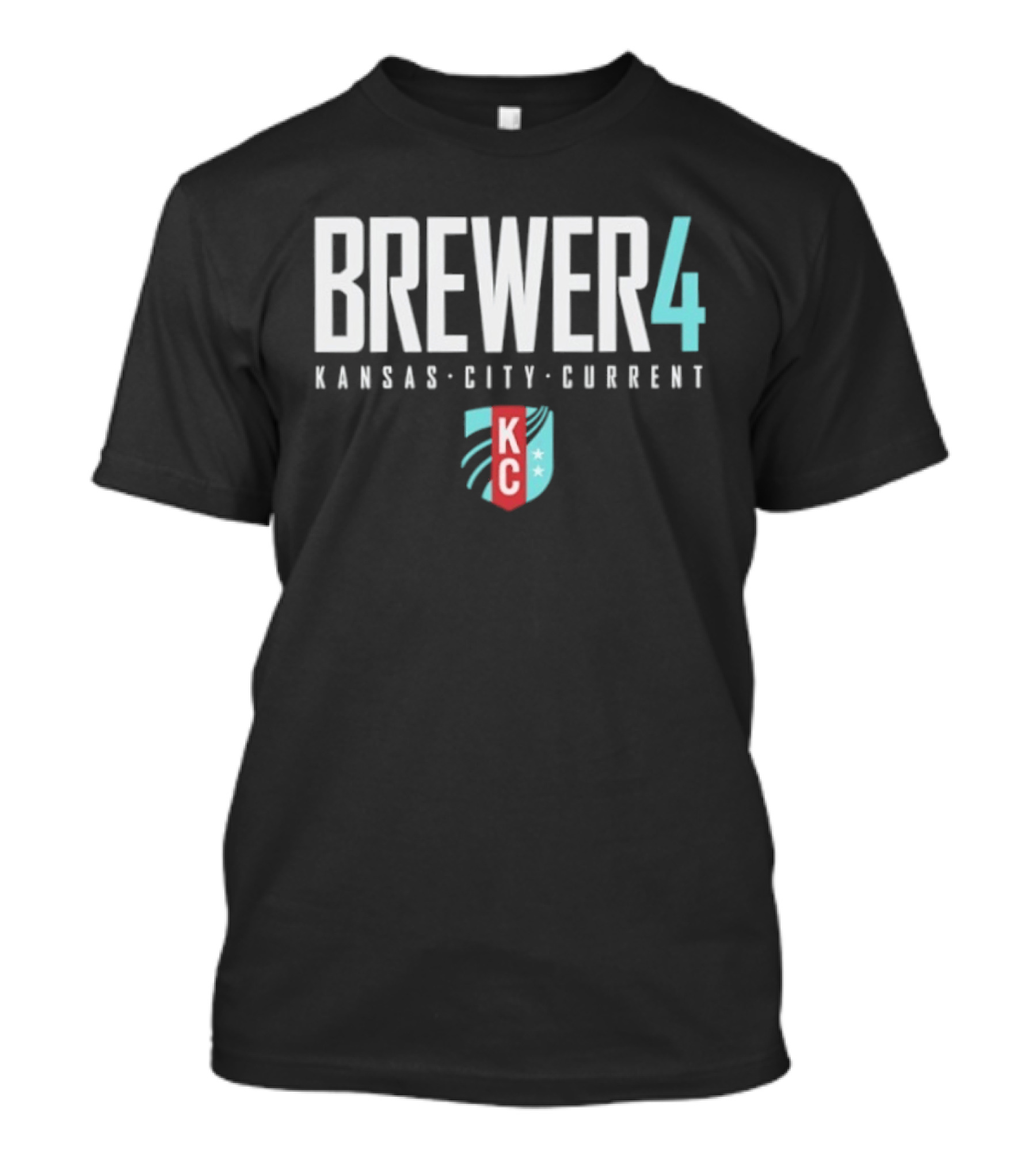 Brewer 4 Kansas City Current KC NWSL T-Shirt