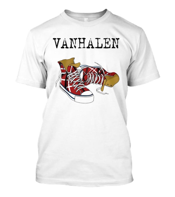 Van Halen Right Here Right Now Tour Red Sneakers T-Shirt
