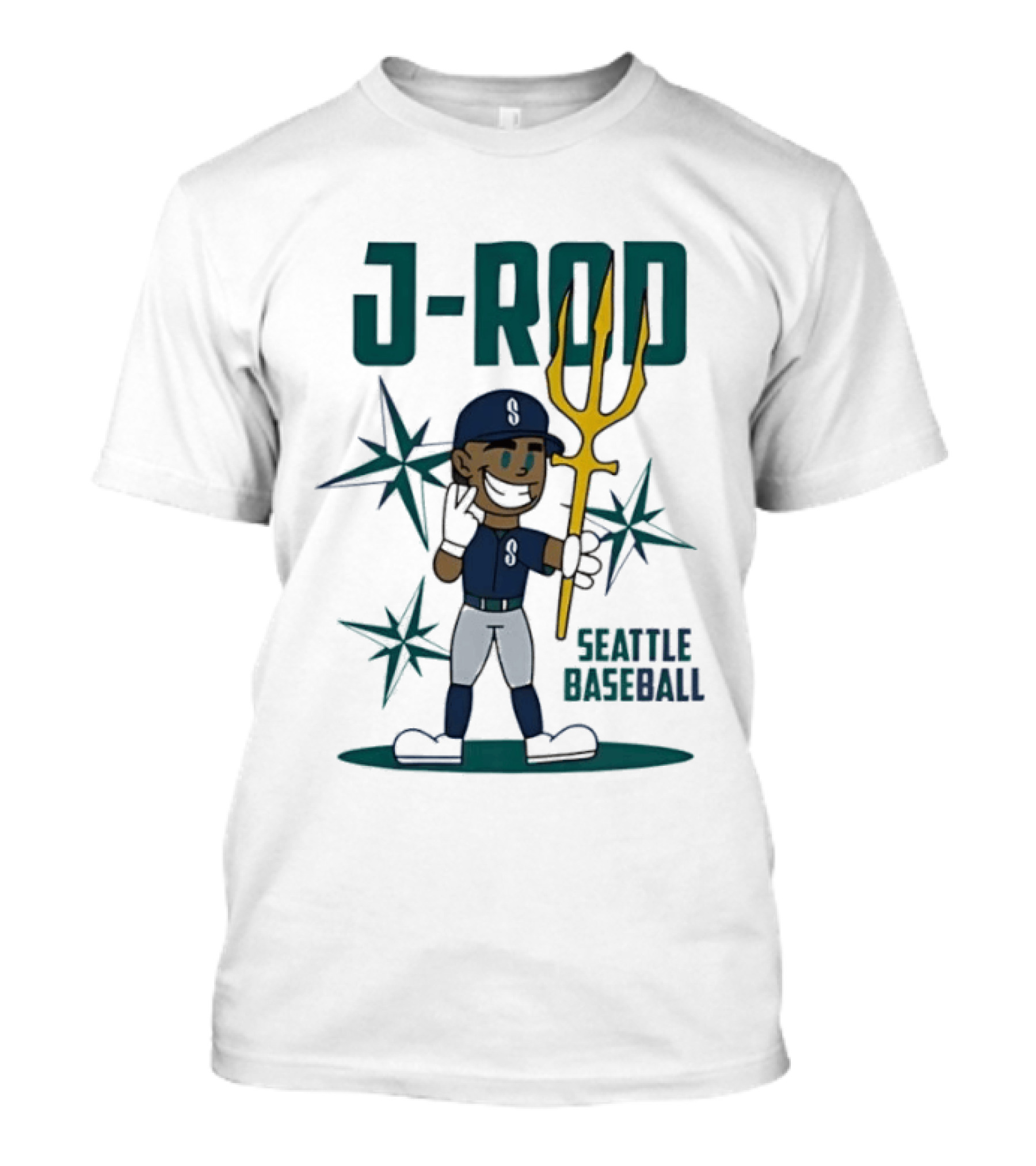 Julio Rodríguez J Rod Seattle Baseball MLB Players Mariners T-Shirt