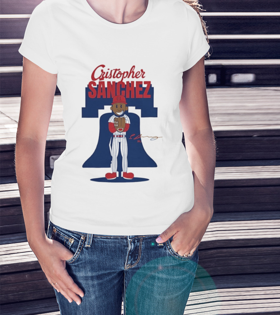 Cristopher Sanchez Philadelphia Phillies MLB Player Number 61 T-Shirt