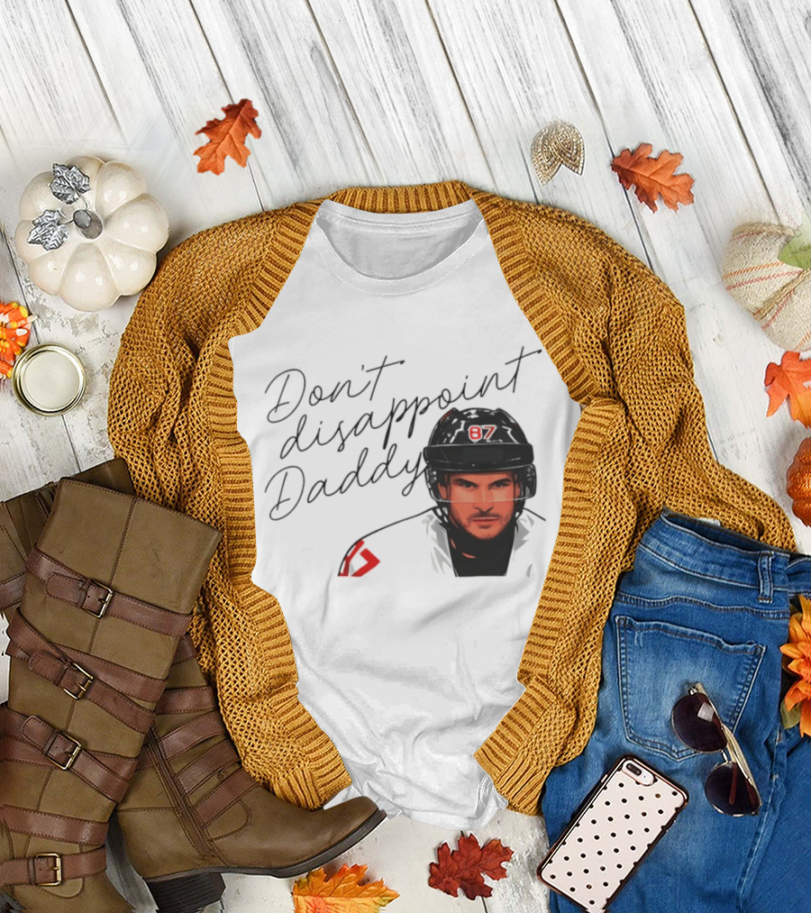 Don't Disappoint Daddy Sidney Crosby Hockey Legend 87 T-Shirt