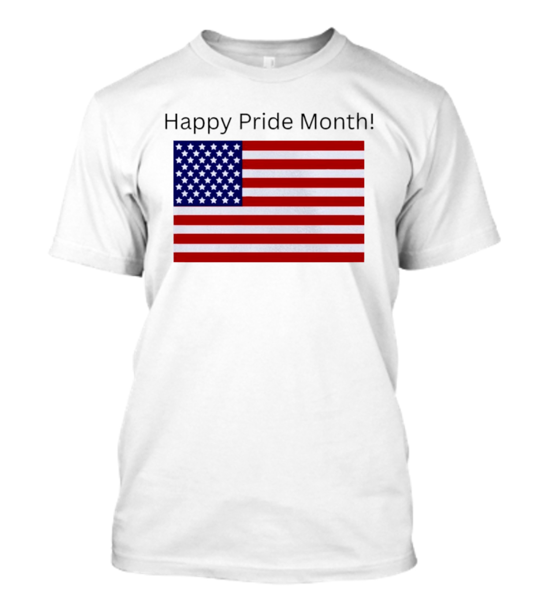 Happy Pride Month USA Flag Celebration T-Shirt