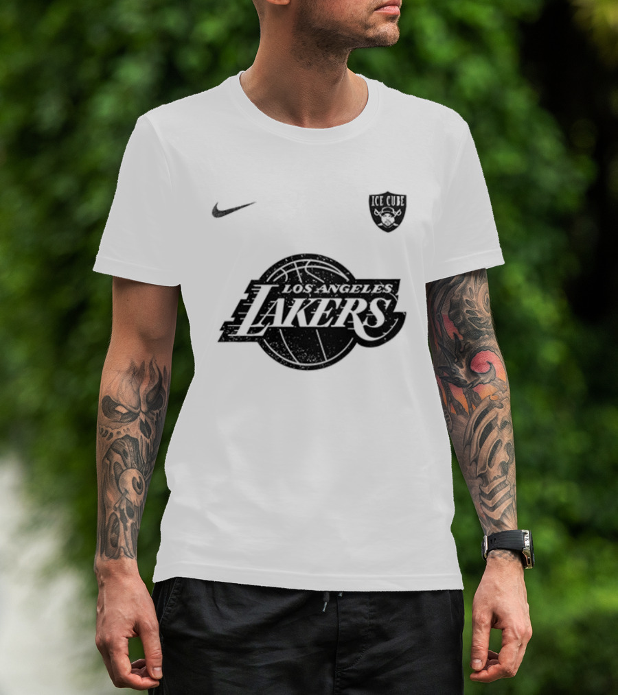 Los Angeles Lakers Ice Cube Truth To Power Four Decades Of Attitude Tour Nike Collaboration T-Shirt