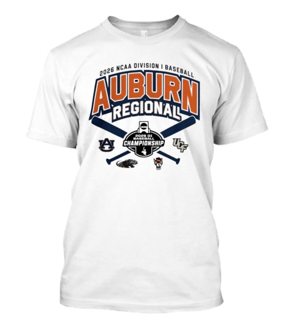 2026 NCAA Division I Baseball Auburn Regional Championship T-Shirt