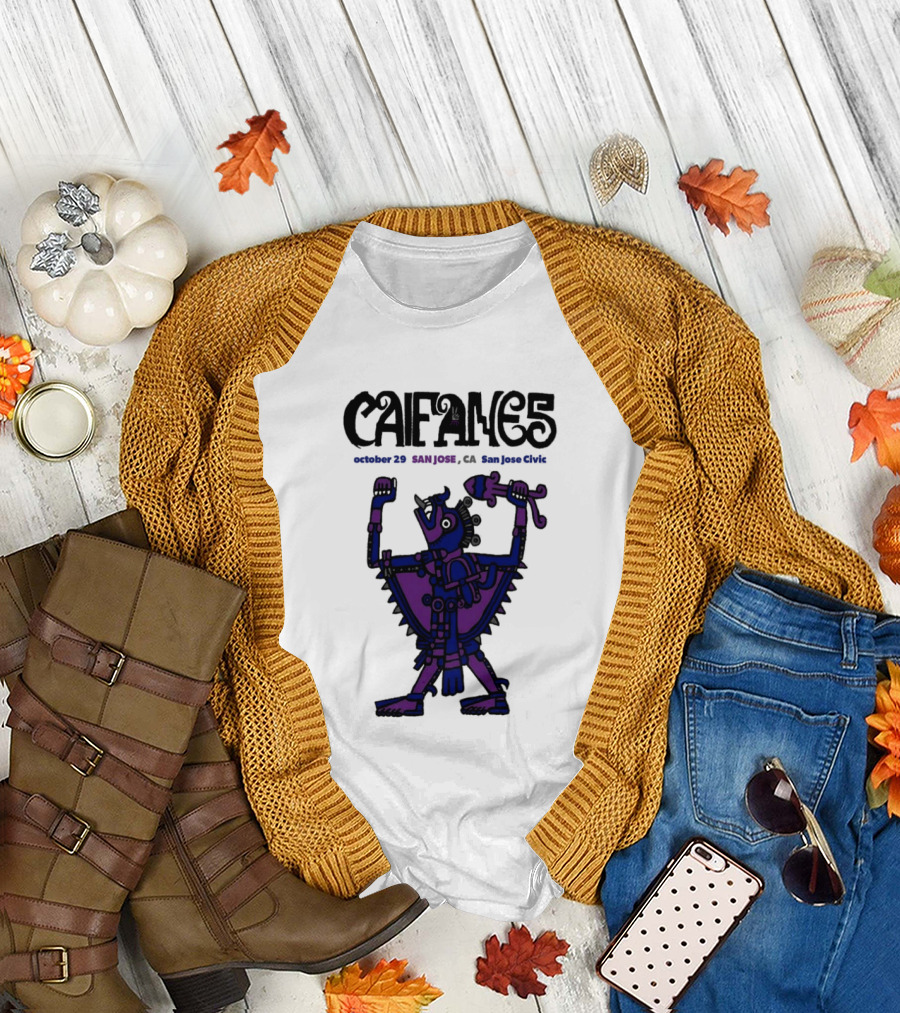 Caifanes October 29 2026 San Jose CA Concert T-Shirt