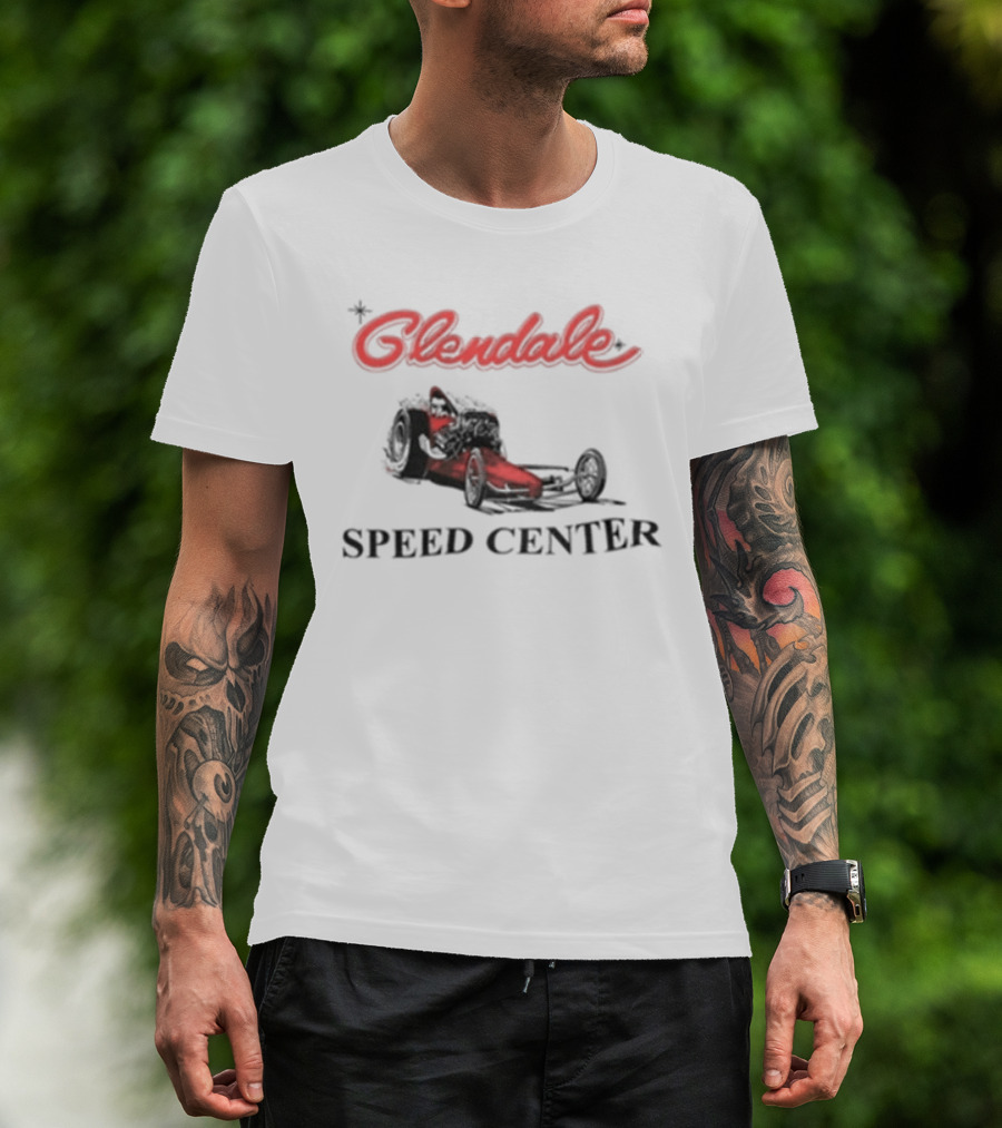 Glendale Speed Center Dragster Classic Racing T-Shirt