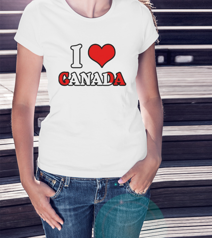 I Heart Canada Love T-Shirt