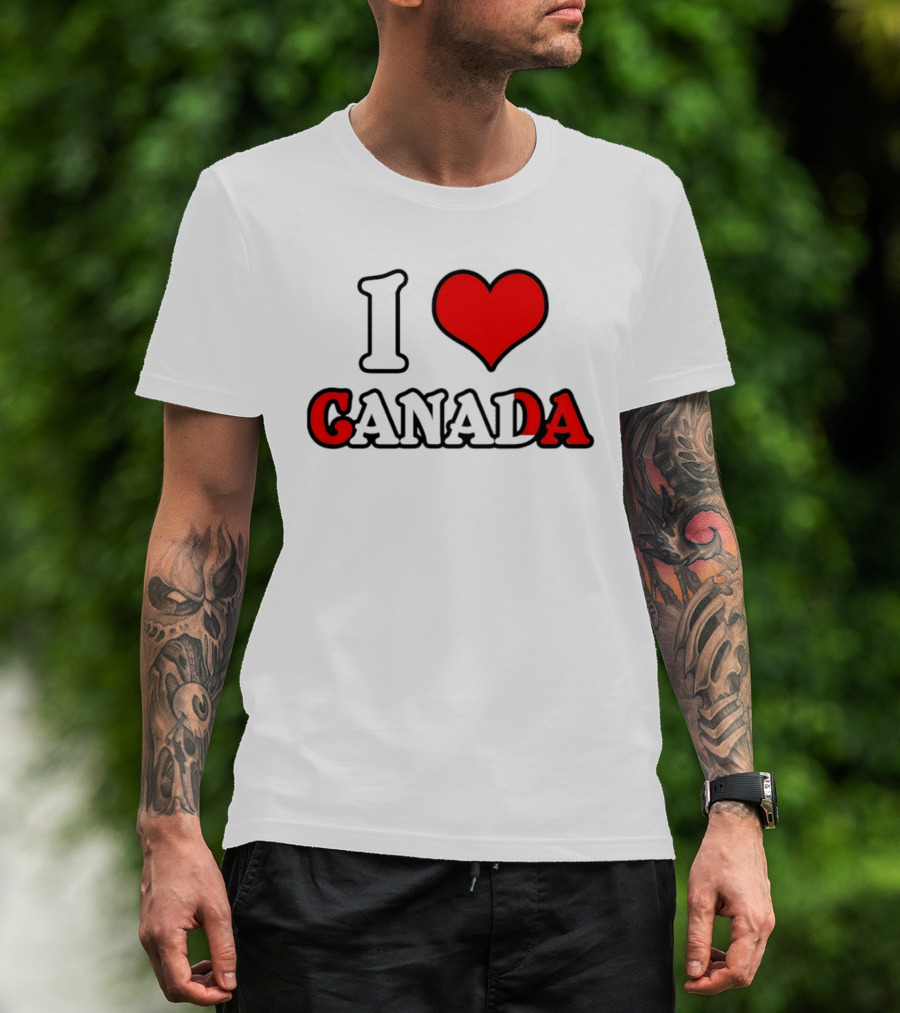I Heart Canada Love T-Shirt