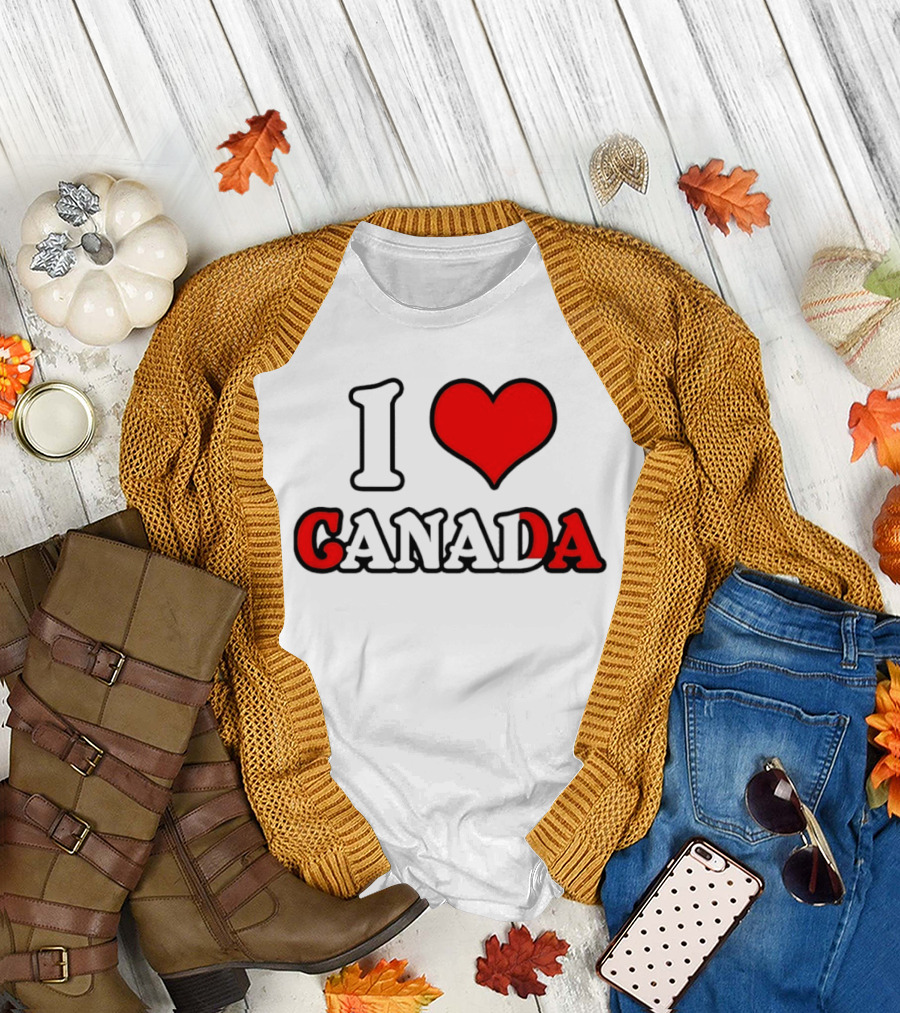 I Heart Canada Love T-Shirt