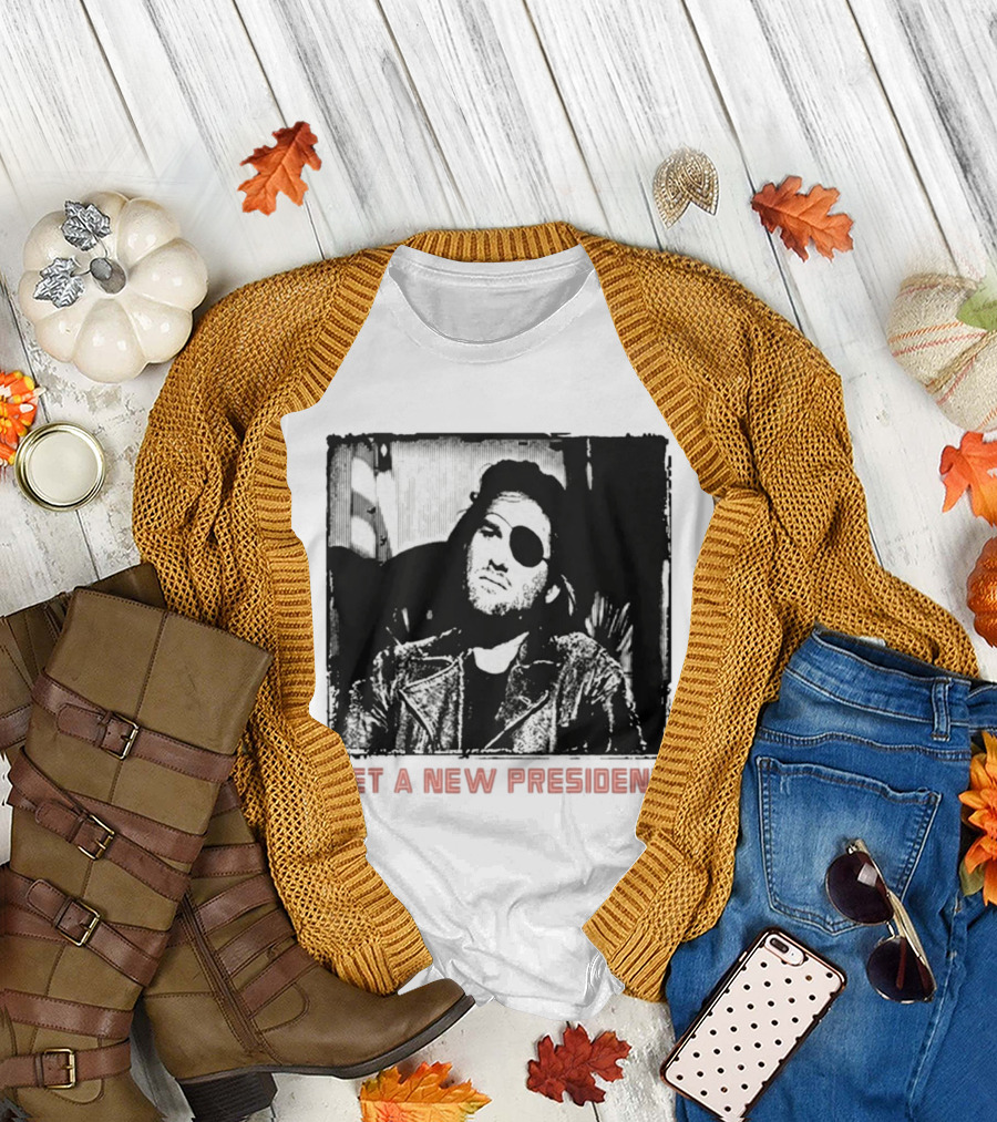 Escape from New York Snake Plissken Get a New President T-Shirt