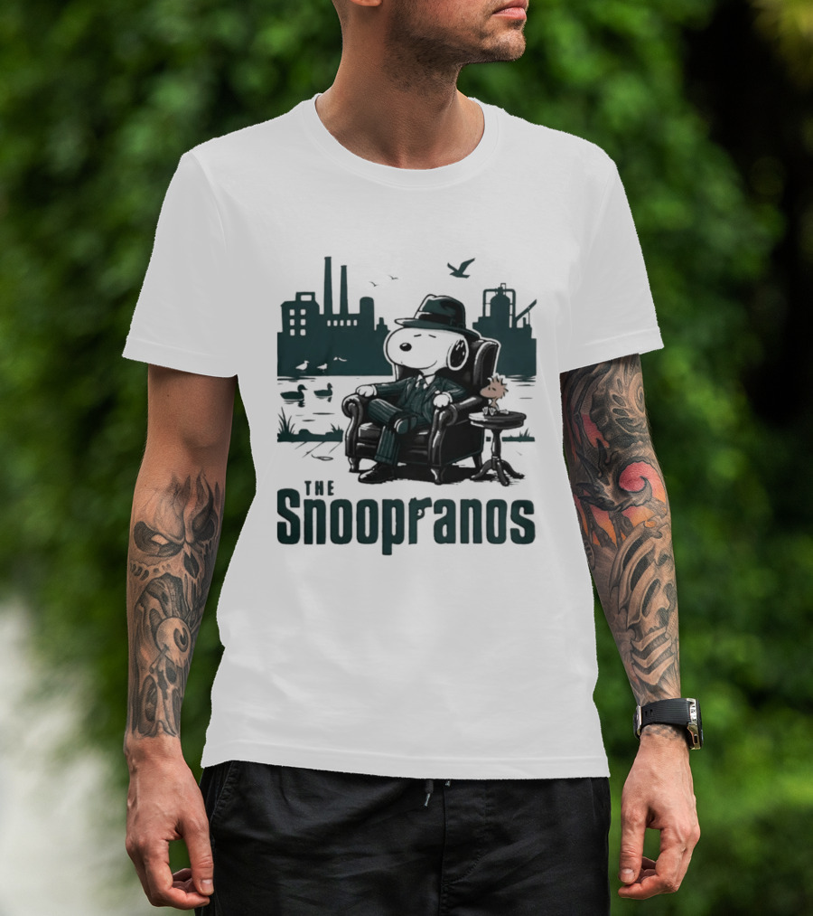 The Snooprans Snoopy X Sopranos Fusion Dr. Melfi Cont'd Do You Feel Depressed T-Shirt