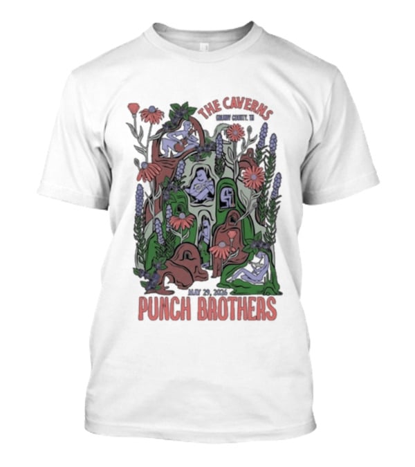 Punch Brothers Live Concert The Caverns Pelham TN 05.29.2026 T-Shirt
